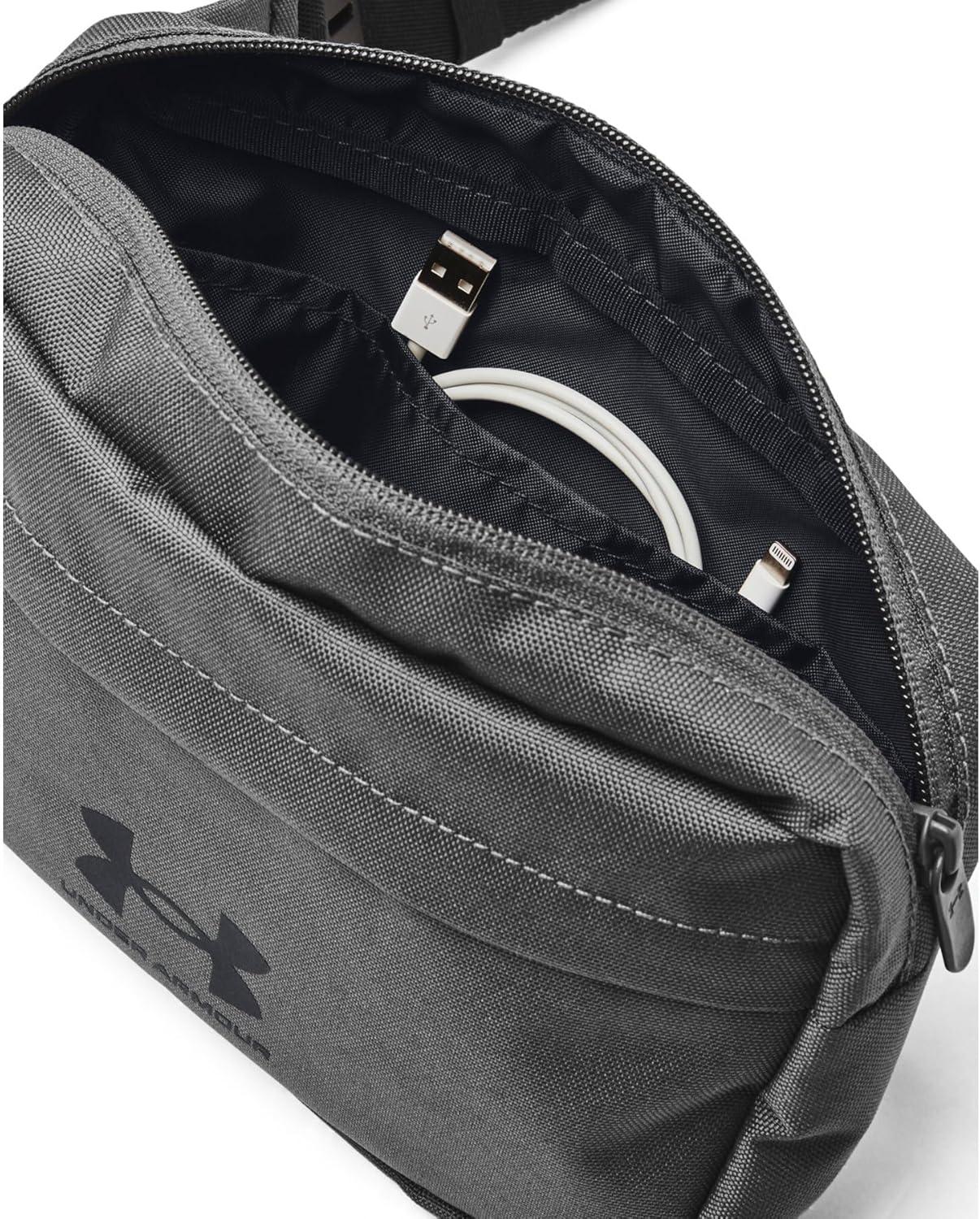 imageUnder Armour UnisexAdult Loudon Lite Waistband Crossbody025 Castlerock  Black  Black