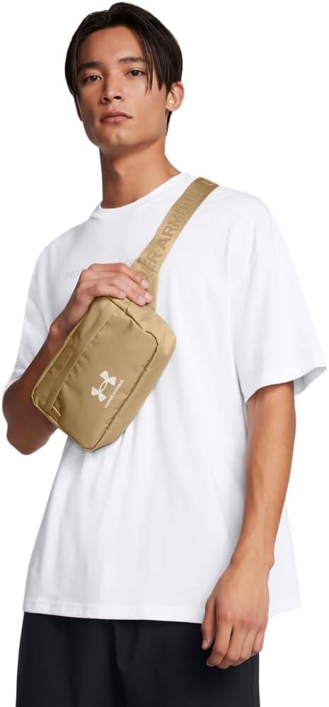 imageUnder Armour UnisexAdult Loudon Lite Waistband Crossbody263 Camel  Camel  White Clay