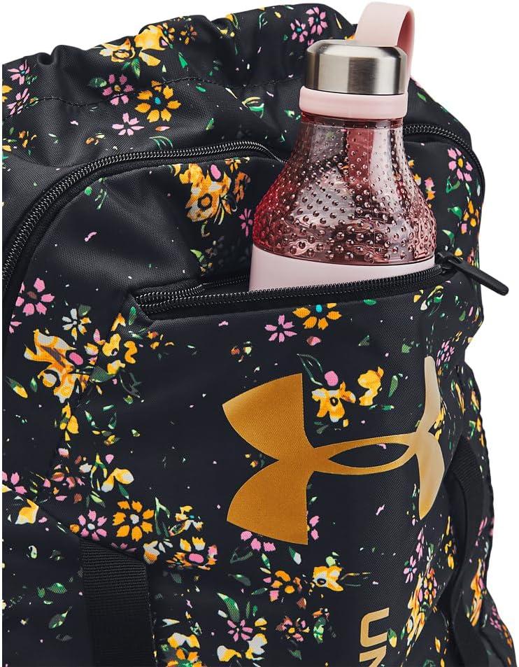 imageUnder Armour UnisexAdult Undeniable Sackpack  Pitch Gray Medium Heather 012Black  One Size Fits Most004 Black  Black  Metallic Gold