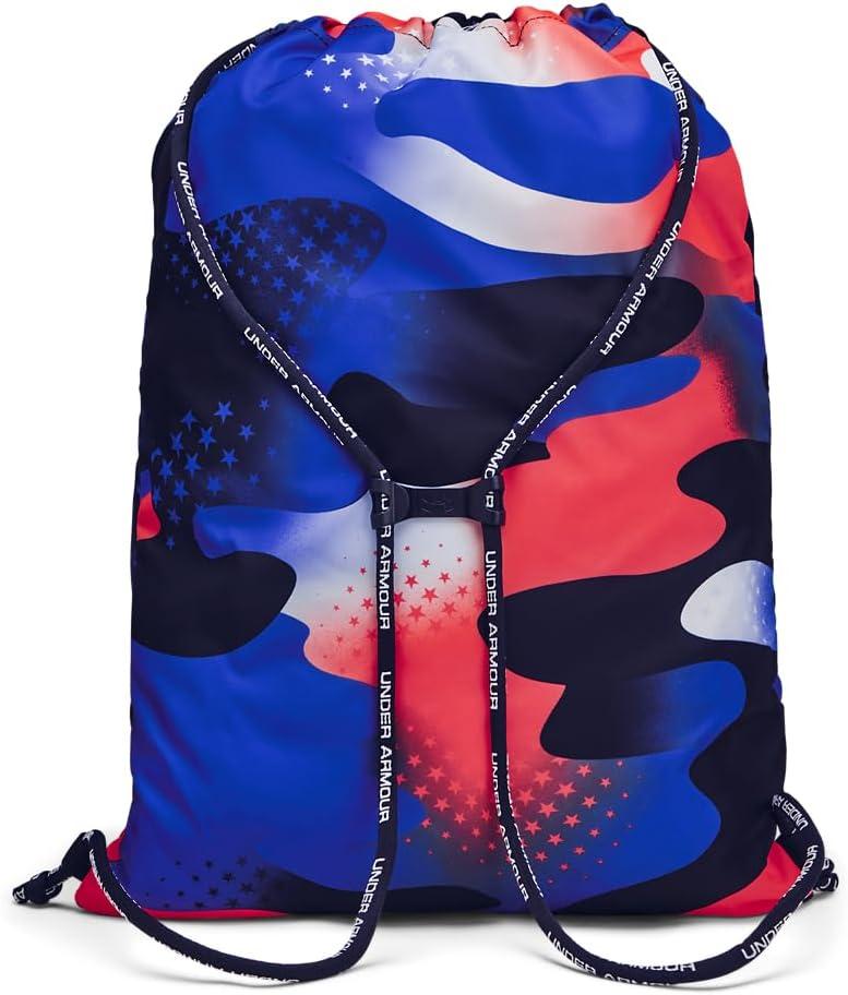 imageUnder Armour UnisexAdult Undeniable Sackpack  Pitch Gray Medium Heather 012Black  One Size Fits Most411 Midnight Navy  Red  White