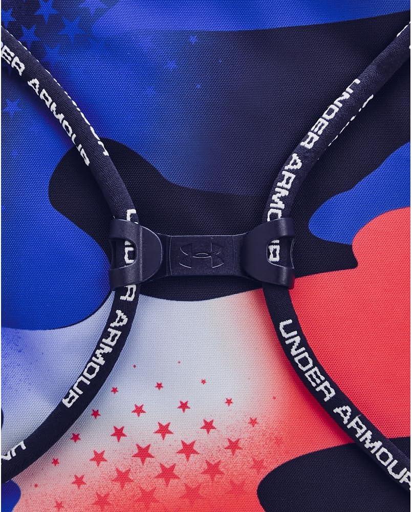 imageUnder Armour UnisexAdult Undeniable Sackpack  Pitch Gray Medium Heather 012Black  One Size Fits Most411 Midnight Navy  Red  White