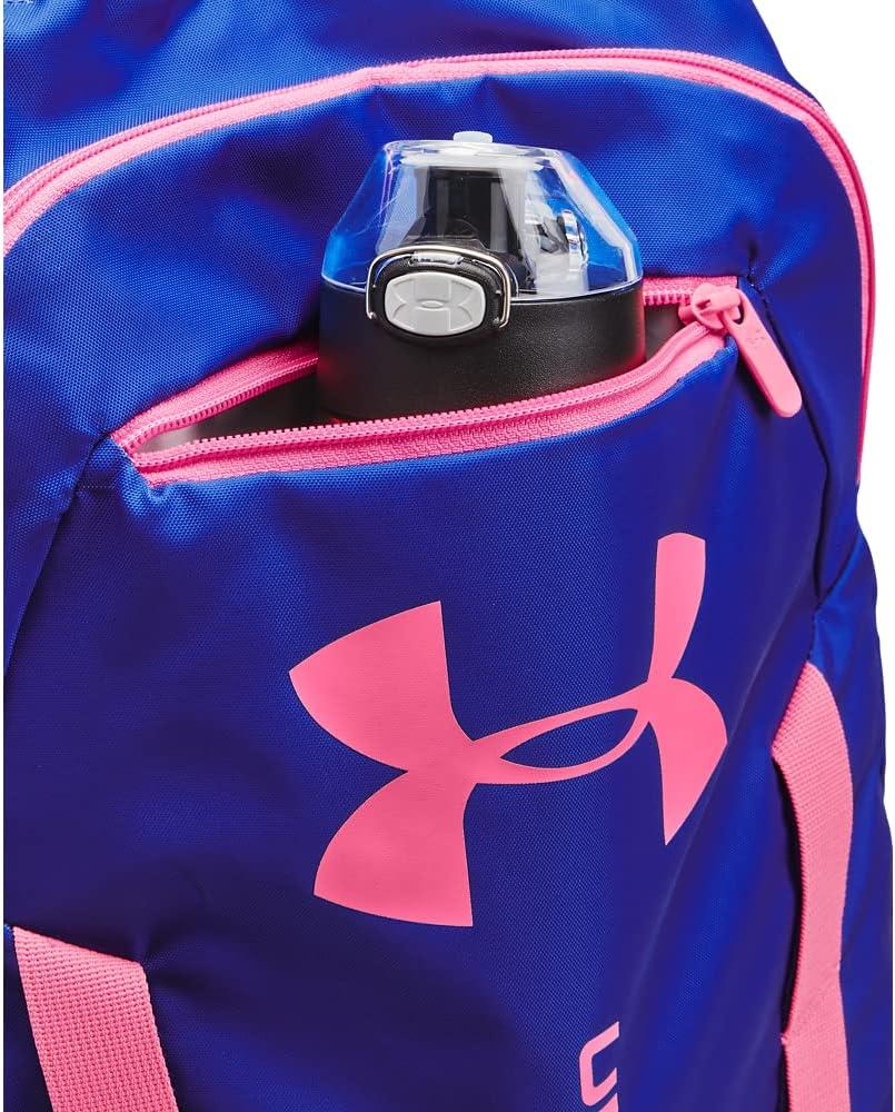 imageUnder Armour UnisexAdult Undeniable Sackpack  Pitch Gray Medium Heather 012Black  One Size Fits Most486 Versa Blue  Pink Punk  White