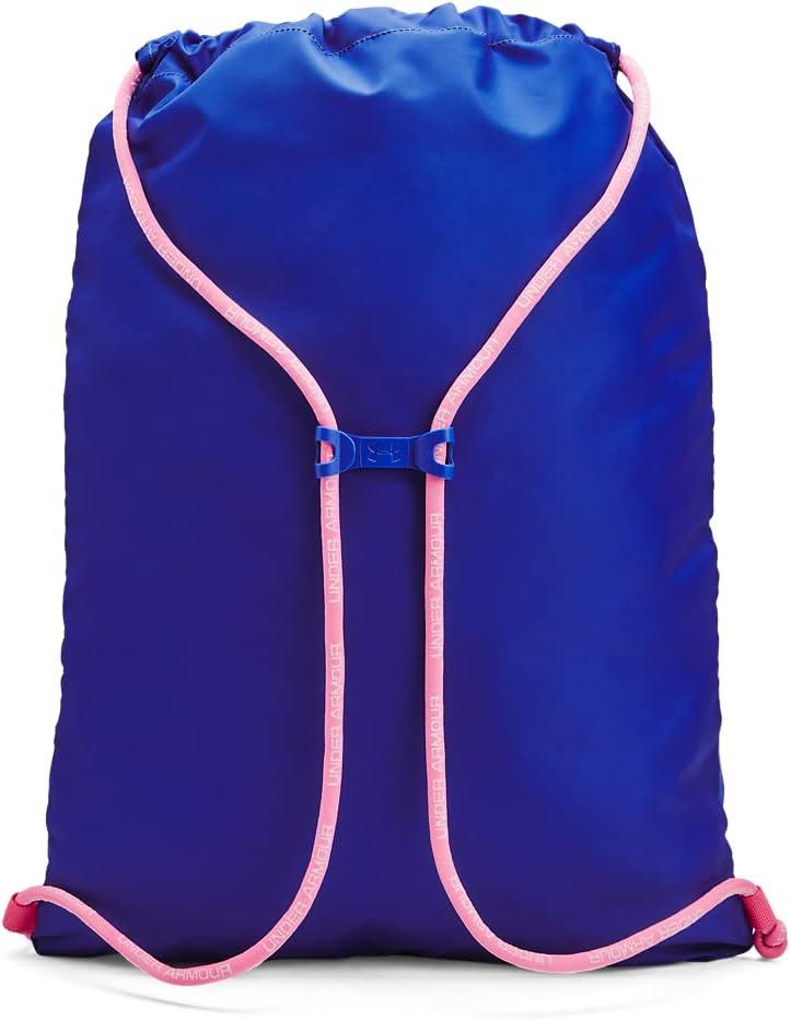 imageUnder Armour UnisexAdult Undeniable Sackpack  Pitch Gray Medium Heather 012Black  One Size Fits Most486 Versa Blue  Pink Punk  White