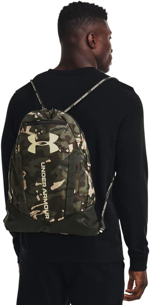 imageUnder Armour UnisexAdult Undeniable Sackpack  Pitch Gray Medium Heather 012Black  One Size Fits MostBaroque Green 310Stone
