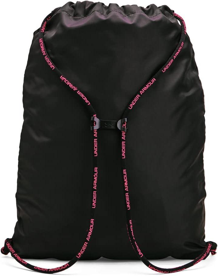 imageUnder Armour UnisexAdult Undeniable Sackpack  Pitch Gray Medium Heather 012Black  One Size Fits MostBlack 002Penta Pink