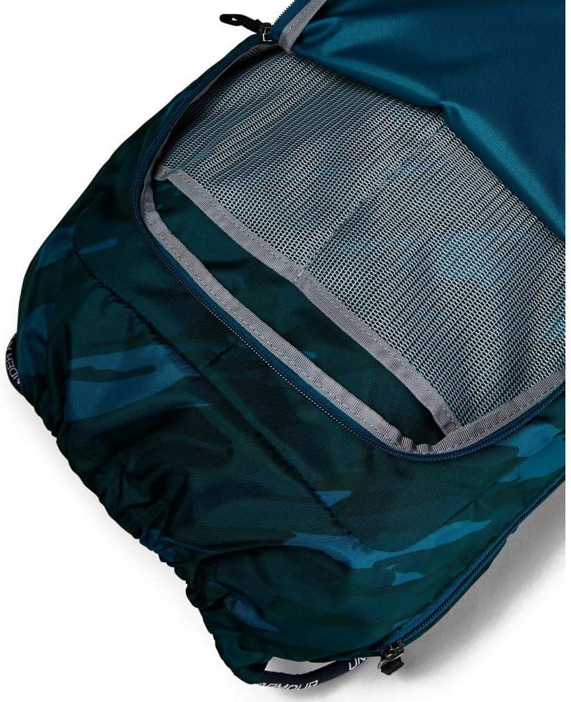 imageUnder Armour UnisexAdult Undeniable Sackpack  Pitch Gray Medium Heather 012Black  One Size Fits MostBlue Drift FrameLime Light