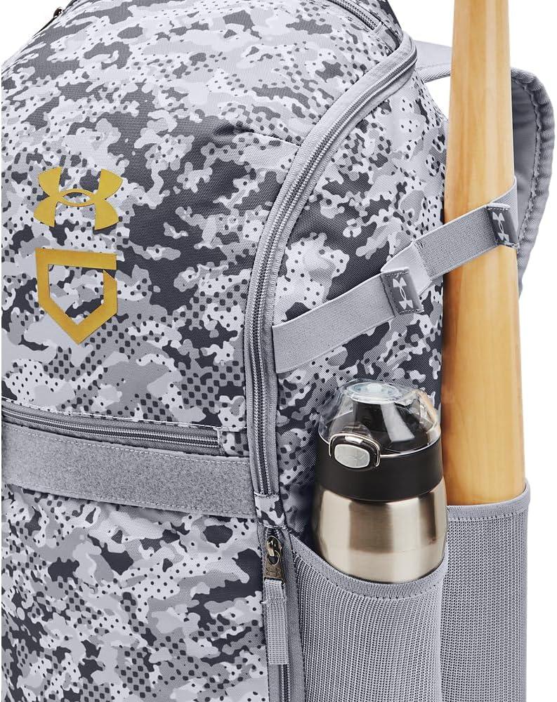 imageUnder Armour UnisexAdult Utility Baseball Backpack Print 403 Royal   White One Size Fits All036 Steel   Metallic Gold