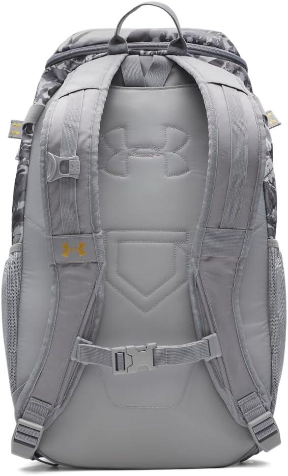 imageUnder Armour UnisexAdult Utility Baseball Backpack Print 403 Royal   White One Size Fits All038 Steel   Metallic Gold