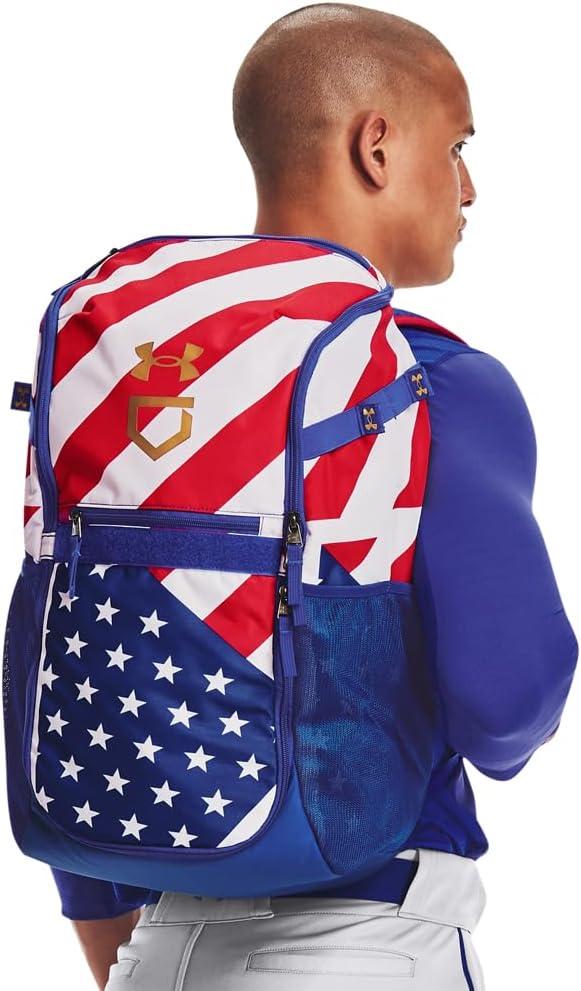 imageUnder Armour UnisexAdult Utility Baseball Backpack Print 403 Royal   White One Size Fits All401 Royal