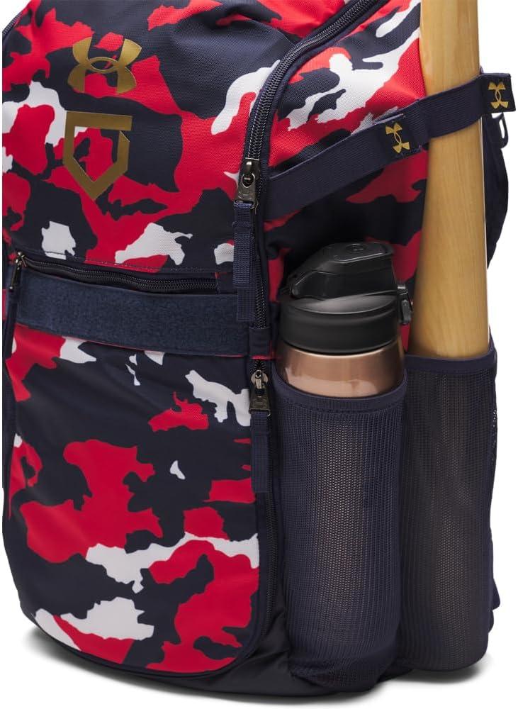 imageUnder Armour UnisexAdult Utility Baseball Backpack Print 403 Royal   White One Size Fits All412 Midnight Navy   Metallic Gold