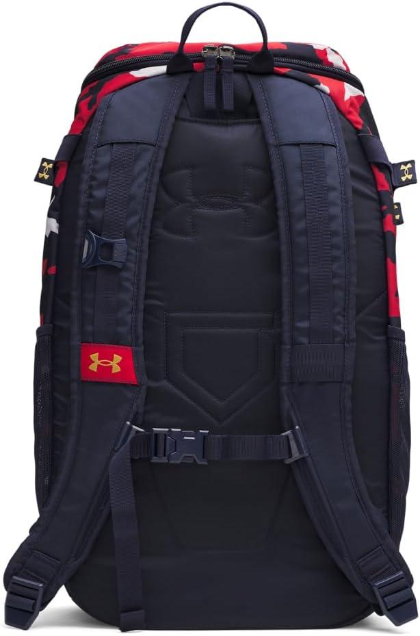 imageUnder Armour UnisexAdult Utility Baseball Backpack Print 403 Royal   White One Size Fits All412 Midnight Navy   Metallic Gold