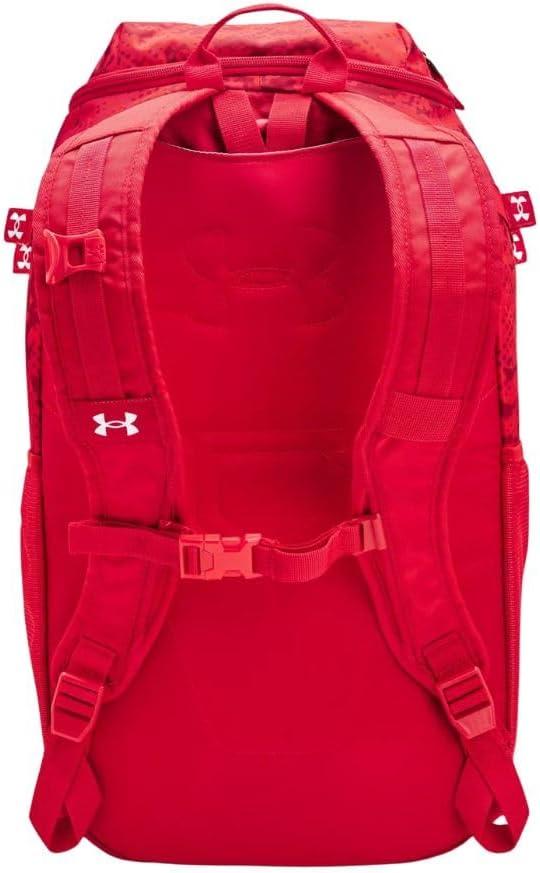 imageUnder Armour UnisexAdult Utility Baseball Backpack Print 403 Royal   White One Size Fits All602 Red   White