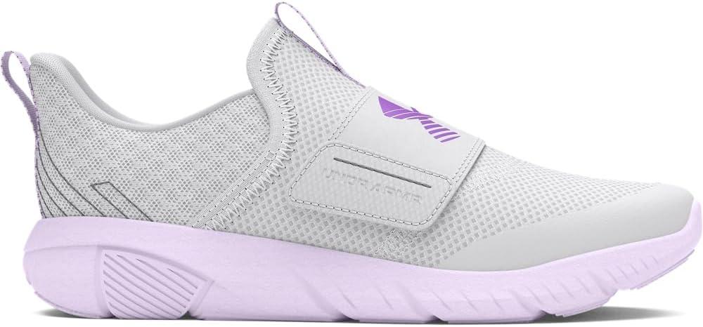 imageUnder Armour UnisexChild Pre School Flash102 Halo GraySalt PurpleLavish
