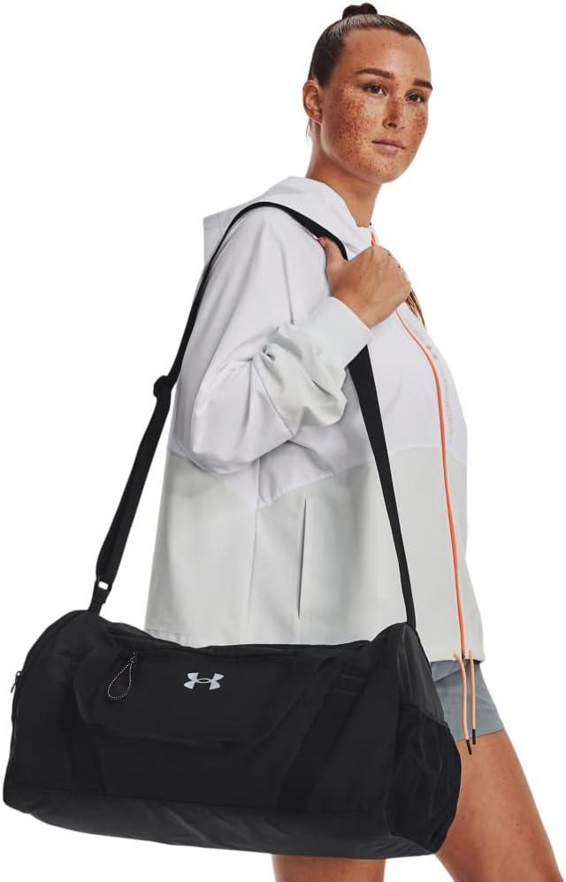 imageUnder Armour Womens Undeniable Signature Duffle001 Black   Metallic Harbor Blue