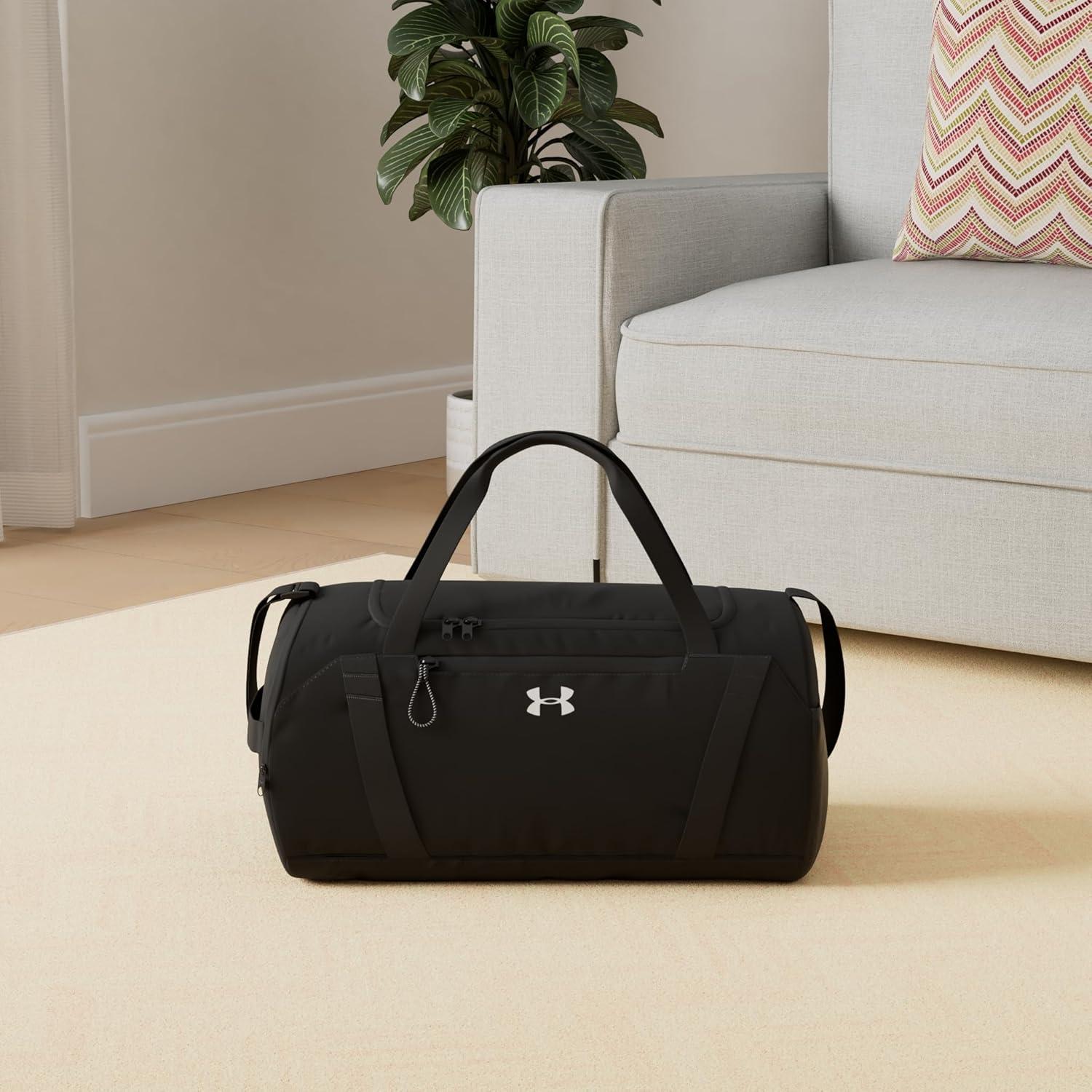 imageUnder Armour Womens Undeniable Signature Duffle001 Black   Metallic Harbor Blue