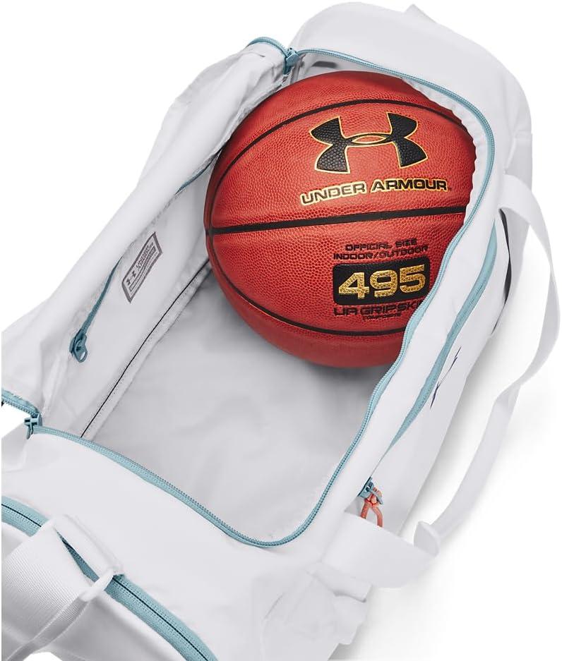 imageUnder Armour Womens Undeniable Signature Duffle100 White  Varsity Blue  Varsity Blue