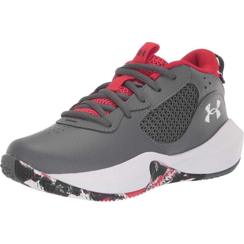 imageKids Grade School Lockdown 6 WhiteBlackBlack103 Pitch GrayBlackWhite