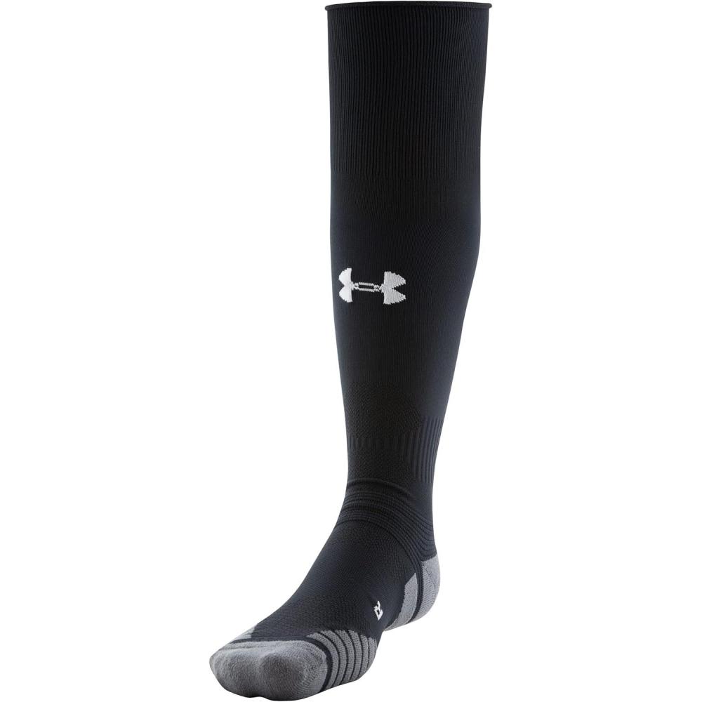 imageUnder Armour Adult Soccer OverTheCalf SocksBlackGraphiteWhite
