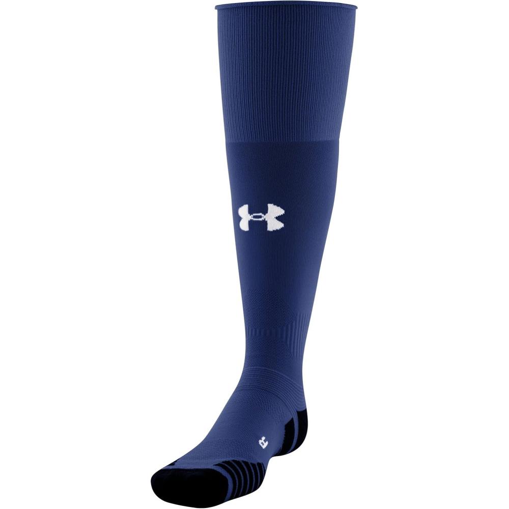 imageUnder Armour Adult Soccer OverTheCalf SocksMidnight NavyGraphiteWhite