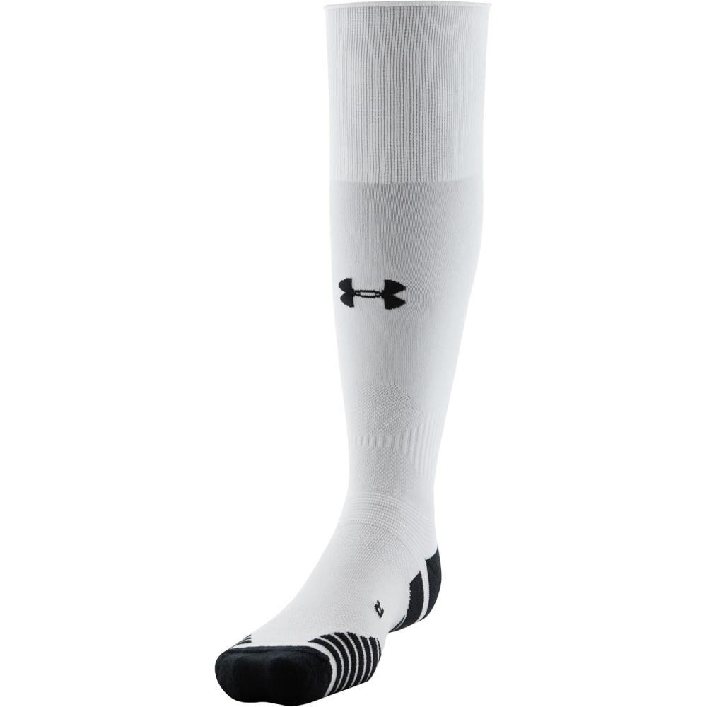 imageUnder Armour Adult Soccer OverTheCalf SocksWhiteBlackBlack