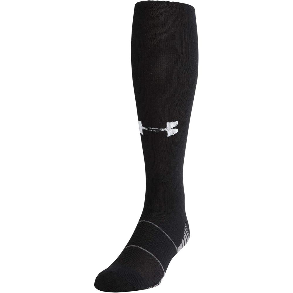 imageUnder Armour Adult Team OverTheCalf Socks 1PairBlack White