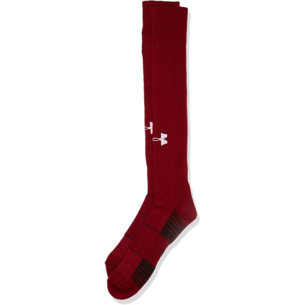 imageUnder Armour Adult Team OverTheCalf Socks 1PairRed White