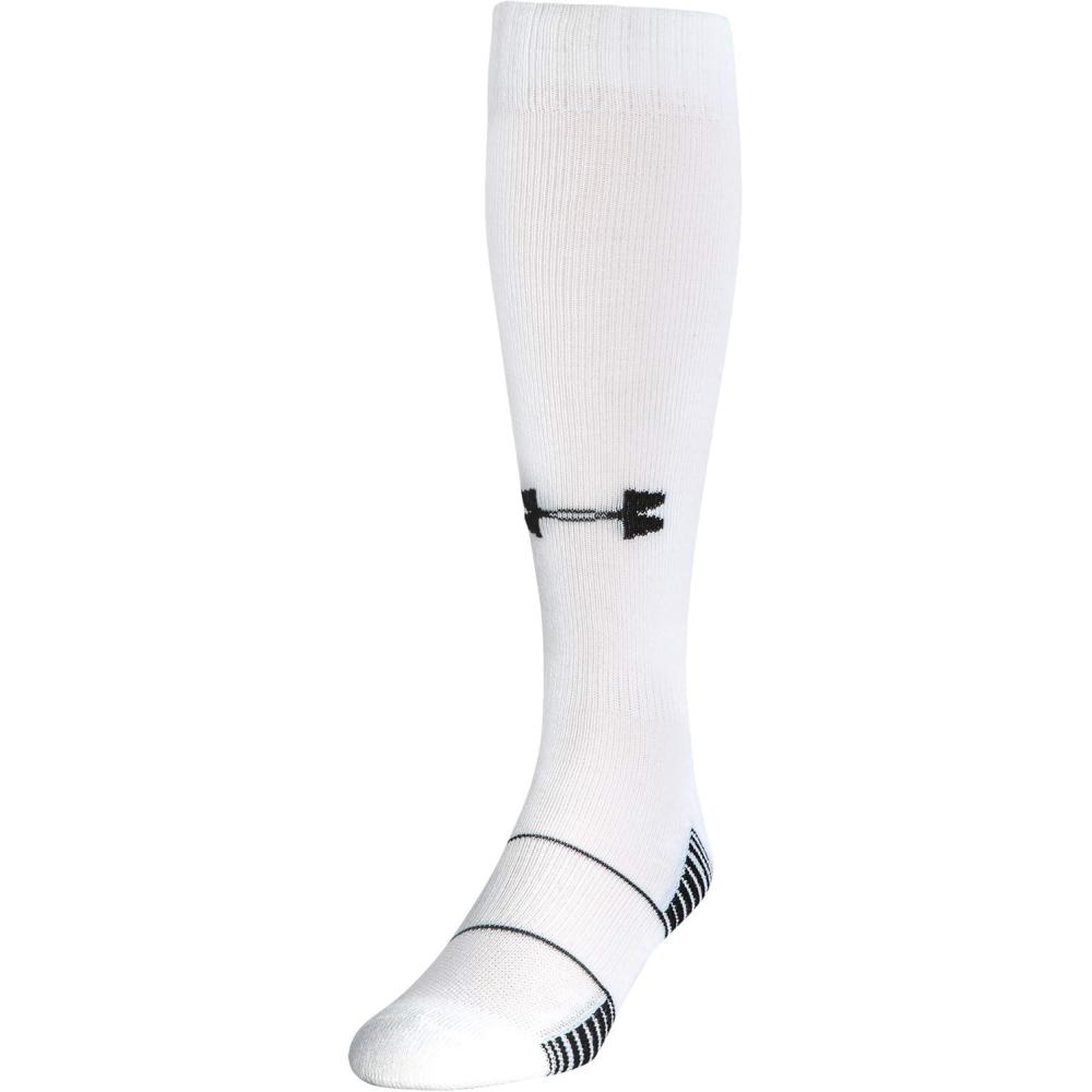 imageUnder Armour Adult Team OverTheCalf Socks 1PairWhite Black
