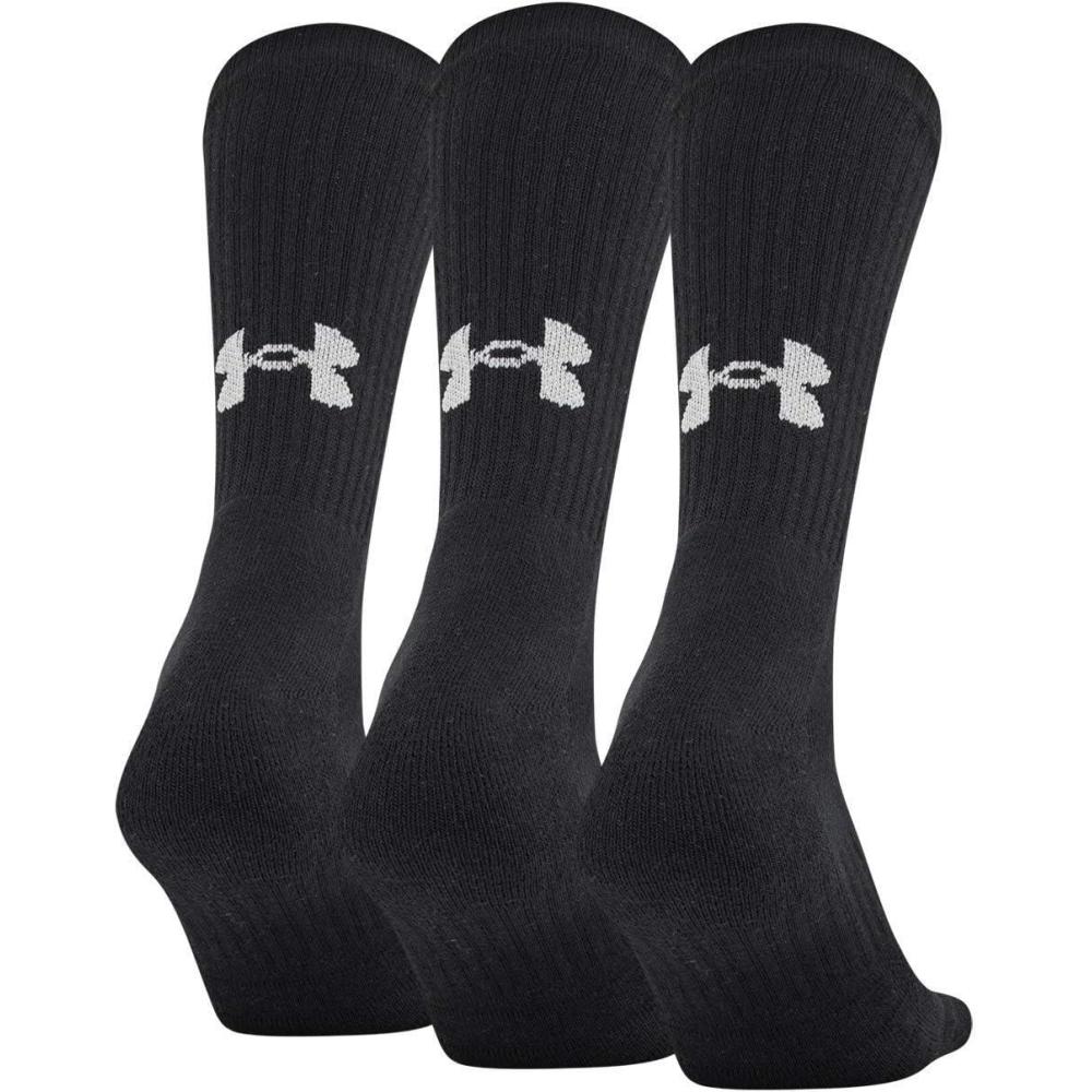 imageUnder Armour Adult Training Cotton Crew Socks MultipairsBlack 3pairs