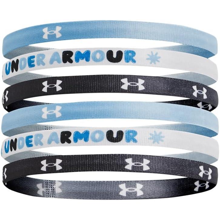 imageUnder Armour Girls Graphic Headbands 6Pack463 Tonic  Halogen Blue  White