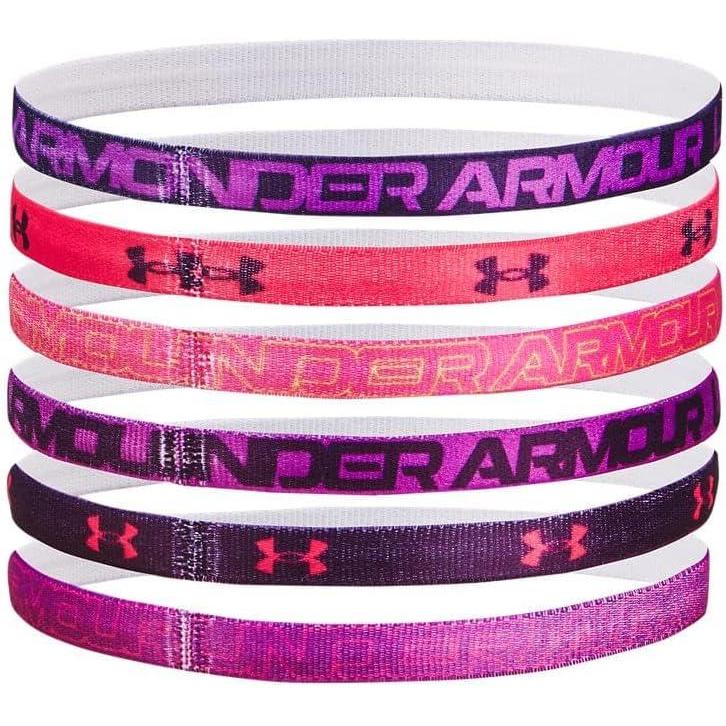 imageUnder Armour Girls Graphic Headbands 6Pack514 Rivalry  Jellyfish  Calypso