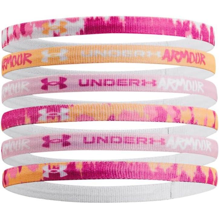 imageUnder Armour Girls Graphic Headbands 6Pack686 Astro Pink  Pink  White