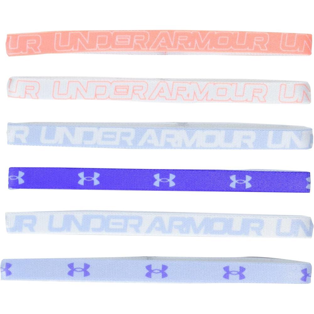 imageUnder Armour Girls Graphic Headbands 6Pack706 Oxford Blue  Brilliant Violet  Sunset Boulevard