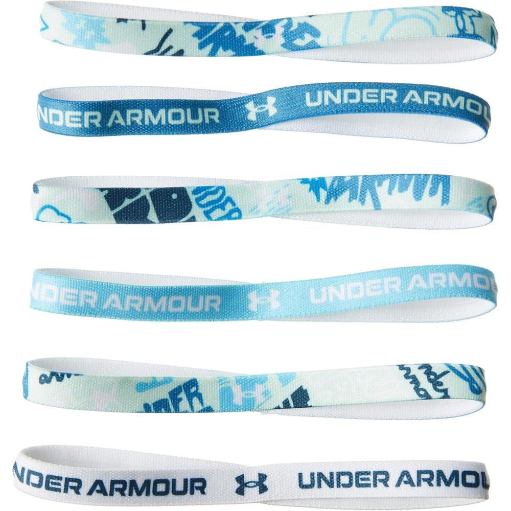 imageUnder Armour Girls Graphic Headbands 6PackBlue Flannel 597White