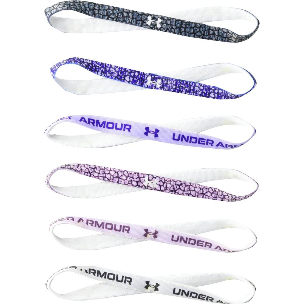 imageUnder Armour Girls Graphic Headbands 6PackHalo Gray 014Cool Pink