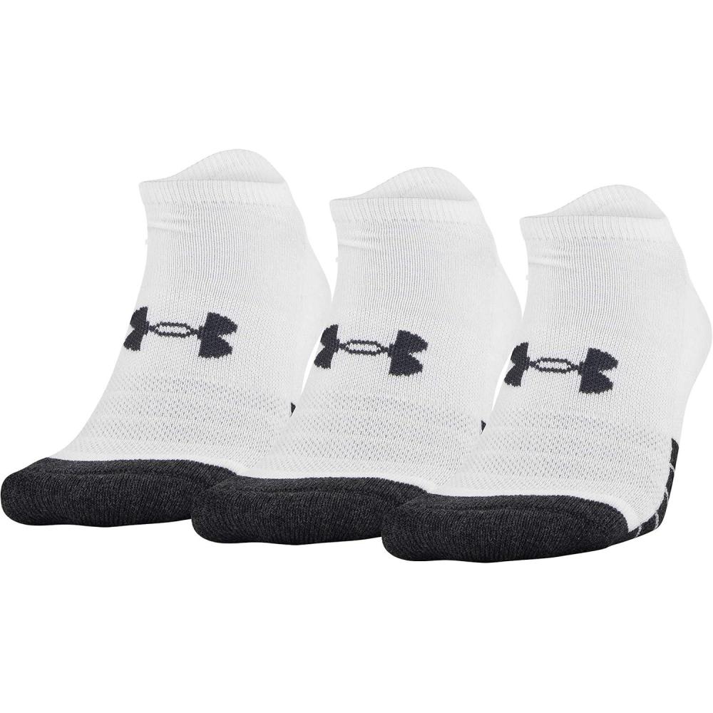 imageUnder Armour Performance Tech No Show Socks MultipairsWhite 3pairs