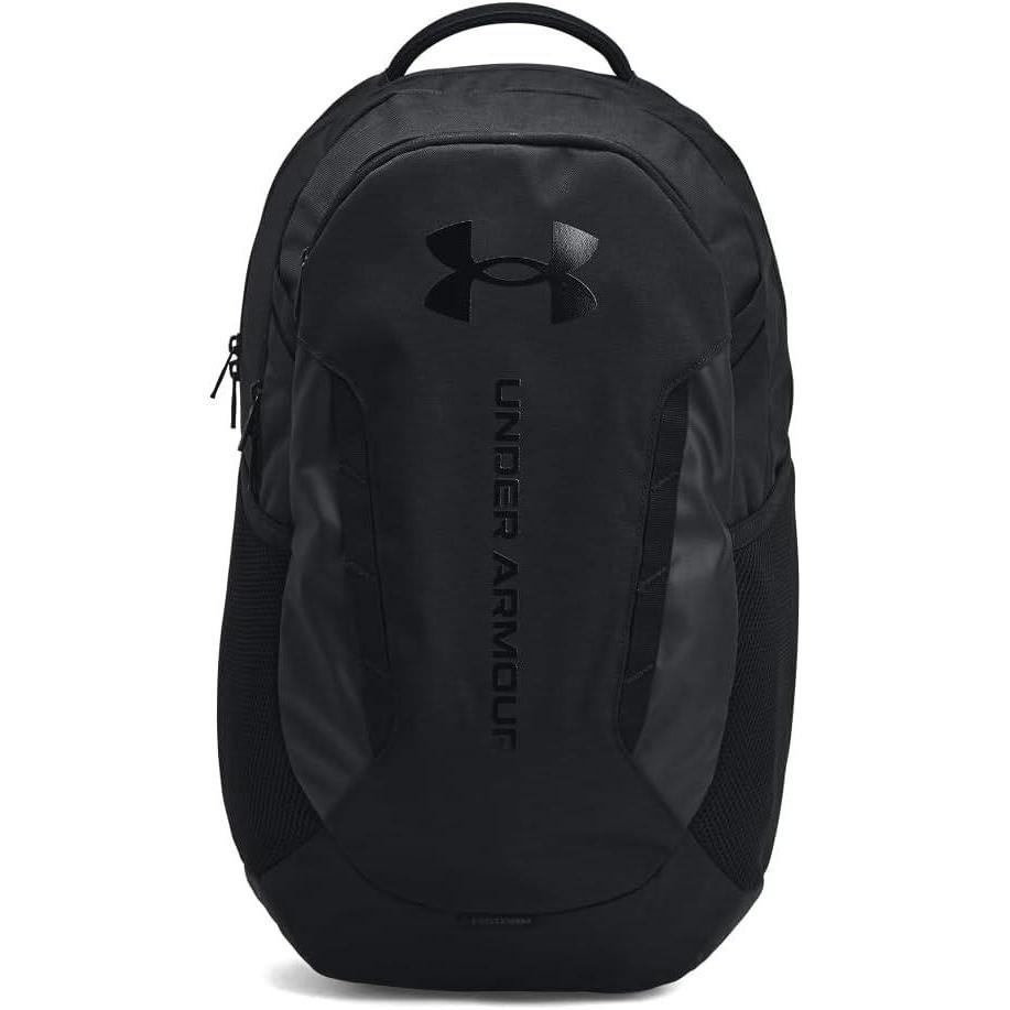 imageUnder Armour UnisexAdult Hustle 60 Backpack 001 BlackBlackMetallic Gold One Size Fits Most003 Black  Black  Black