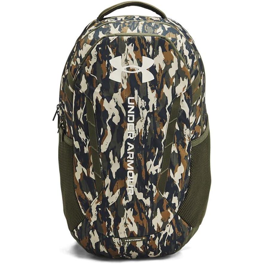 imageUnder Armour UnisexAdult Hustle 60 Backpack 001 BlackBlackMetallic Gold One Size Fits Most390 Marine Od Green   Summit White