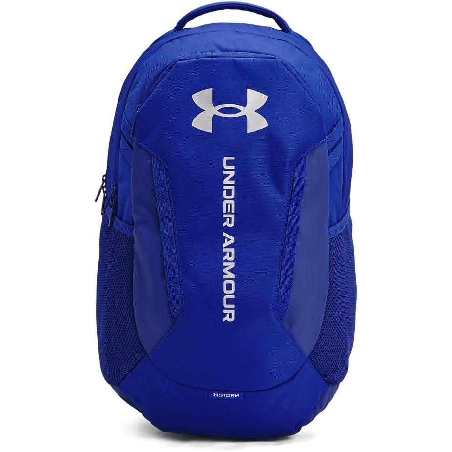 imageUnder Armour UnisexAdult Hustle 60 Backpack 001 BlackBlackMetallic Gold One Size Fits Most401 Royal  Royal  Metallic Silver