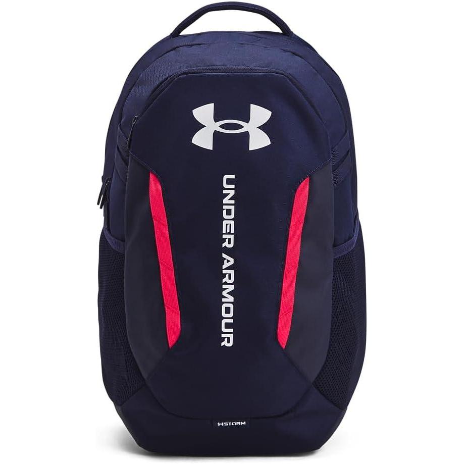 imageUnder Armour UnisexAdult Hustle 60 Backpack 001 BlackBlackMetallic Gold One Size Fits Most412 Midnight Navy  Midnight Navy  White