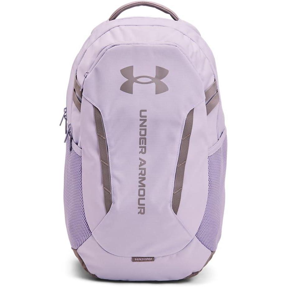 imageUnder Armour UnisexAdult Hustle 60 Backpack 001 BlackBlackMetallic Gold One Size Fits Most535 Salt Purple  Salt Purple  Tetra Gray