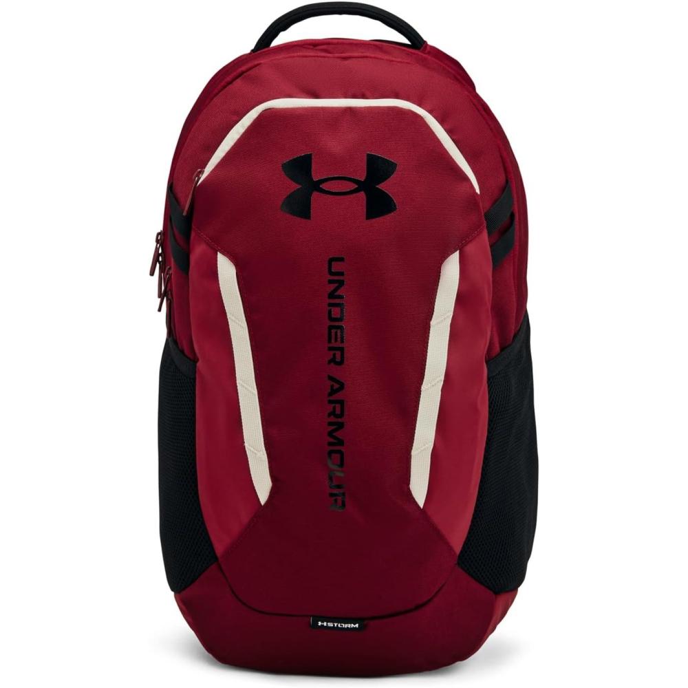 imageUnder Armour UnisexAdult Hustle 60 Backpack 001 BlackBlackMetallic Gold One Size Fits Most625 Cardinal  Cardinal  Black