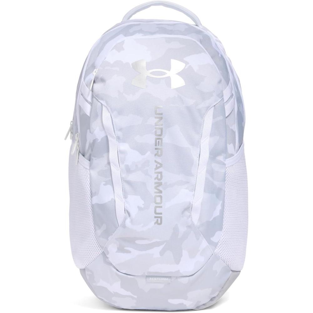 imageUnder Armour UnisexAdult Hustle 60 Backpack 001 BlackBlackMetallic Gold One Size Fits MostMod GrayMetallic Silver