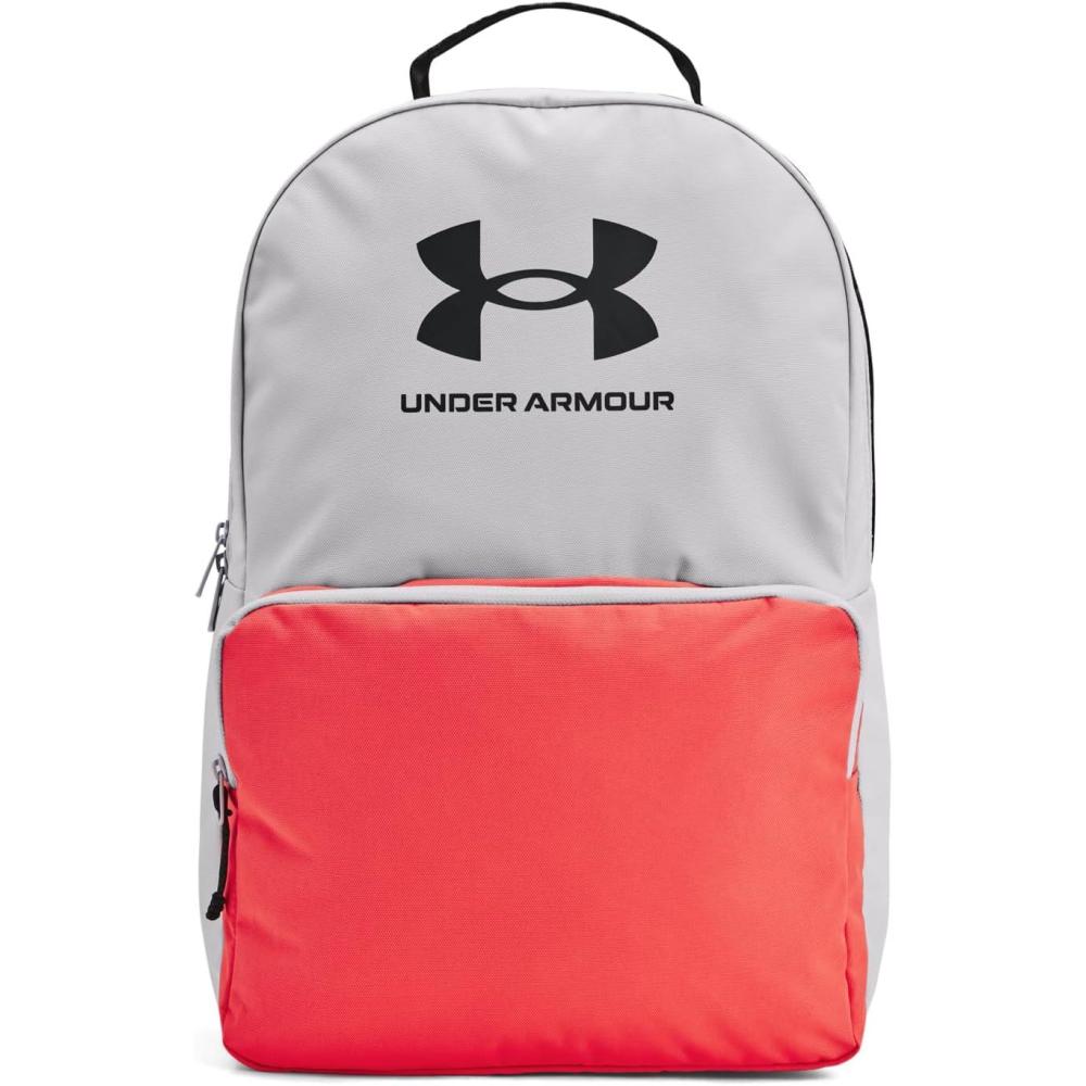 imageUnder Armour UnisexAdult Loudon Backpack 045 Downpour GrayMidnight NavyMetallic Gravel One Size Fits Most014 Halo Gray  Rush Red  Black