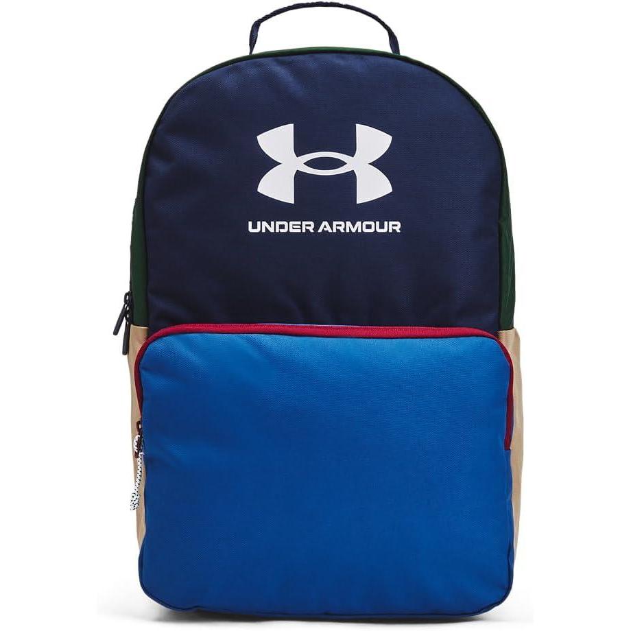 imageUnder Armour UnisexAdult Loudon Backpack 045 Downpour GrayMidnight NavyMetallic Gravel One Size Fits Most410 Midnight Navy  Midnight Navy  White
