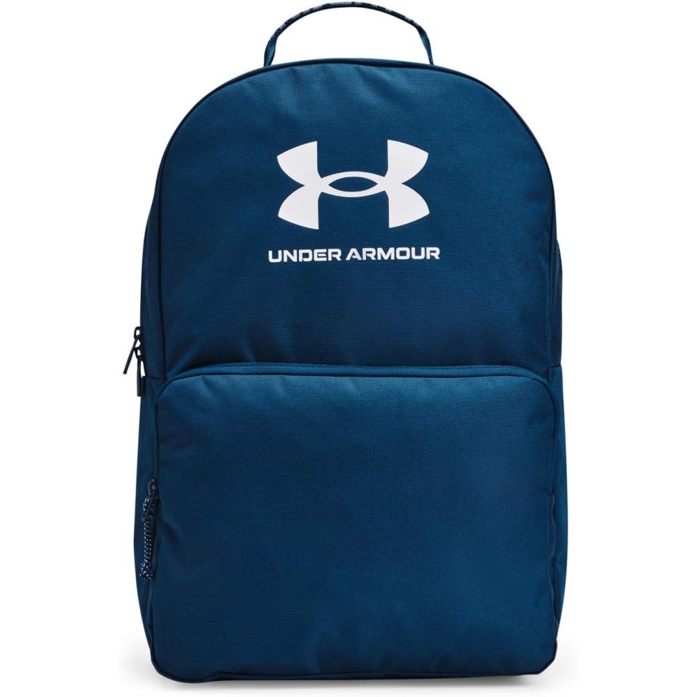 imageUnder Armour UnisexAdult Loudon Backpack 045 Downpour GrayMidnight NavyMetallic Gravel One Size Fits Most426 Varsity Blue  Varsity Blue  White