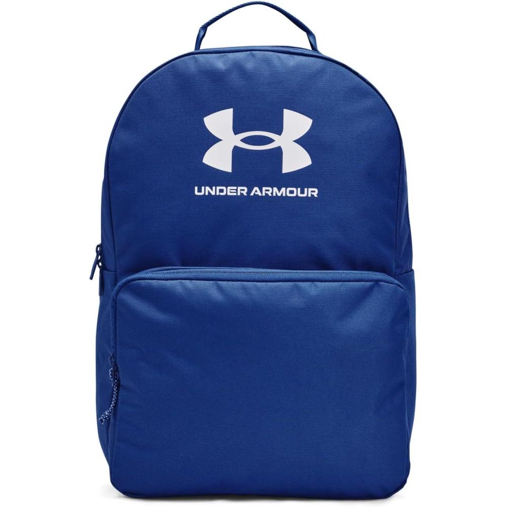 imageUnder Armour UnisexAdult Loudon Backpack 045 Downpour GrayMidnight NavyMetallic Gravel One Size Fits Most432 Tech Blue  Tech Blue  White