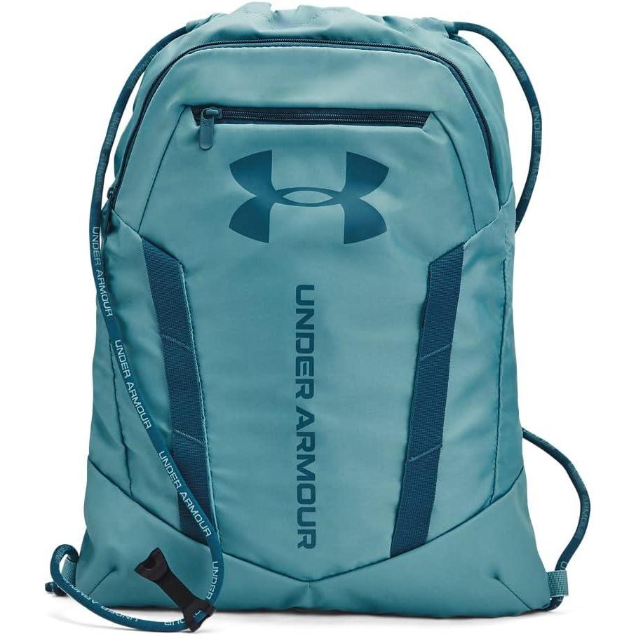 imageUnder Armour UnisexAdult Undeniable Sackpack  Pitch Gray Medium Heather 012Black  One Size Fits Most401 Still Water  Static Blue  Static Blue