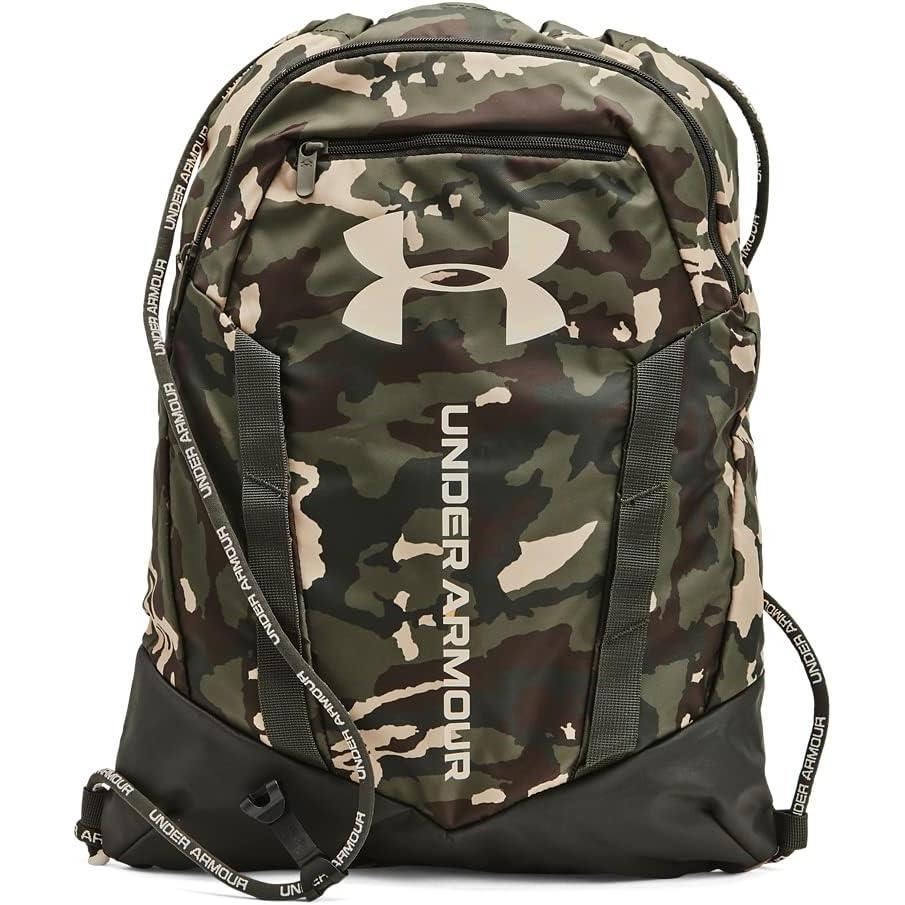 imageUnder Armour UnisexAdult Undeniable Sackpack  Pitch Gray Medium Heather 012Black  One Size Fits MostBaroque Green 310Stone