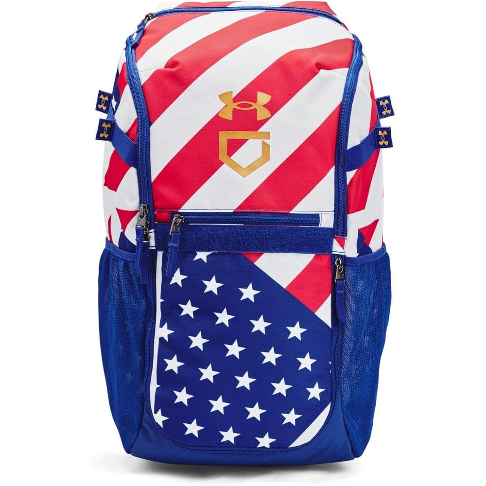 imageUnder Armour UnisexAdult Utility Baseball Backpack Print 403 Royal   White One Size Fits All401 Royal   White