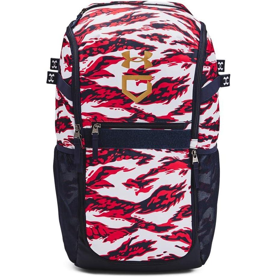 imageUnder Armour UnisexAdult Utility Baseball Backpack Print 403 Royal   White One Size Fits All411 Midnight Navy  Midnight Navy  Metallic Gold